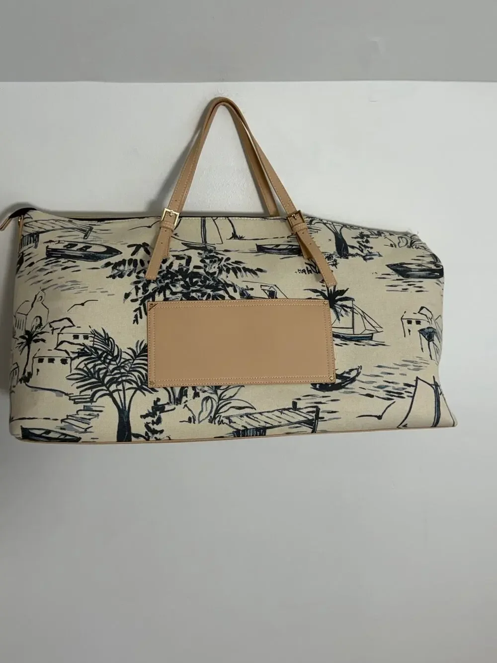 Spartina 449 Seascape Voyager Duffle Bag NWT Retired Print